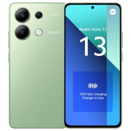 Xiaomi Redmi Note 13, 8GB RAM, 256GB, Verde Menta Xiaomi Redmi Note 13, 8GB RAM, 256GB, Verde Menta